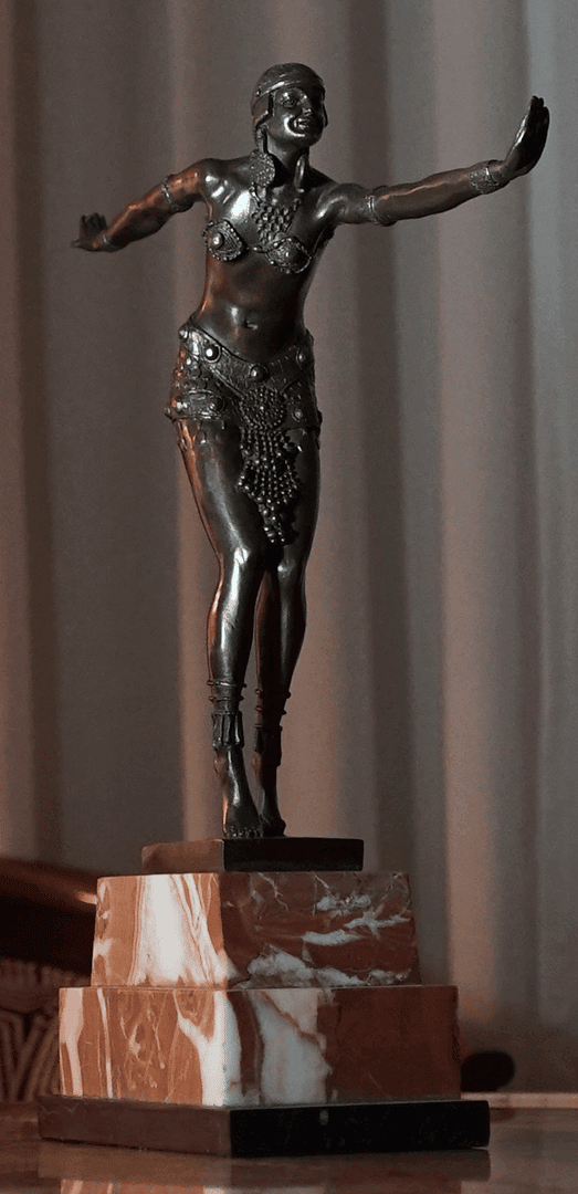 Bailarina Bronce-Art-Deco-