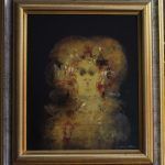 Cuadro Retrato de infanta del mejor artista Gabriel Alberca, una magnífica obra pintada al oleo sobre tabla de madera, expuesta en la galería Ojos del Barroco.