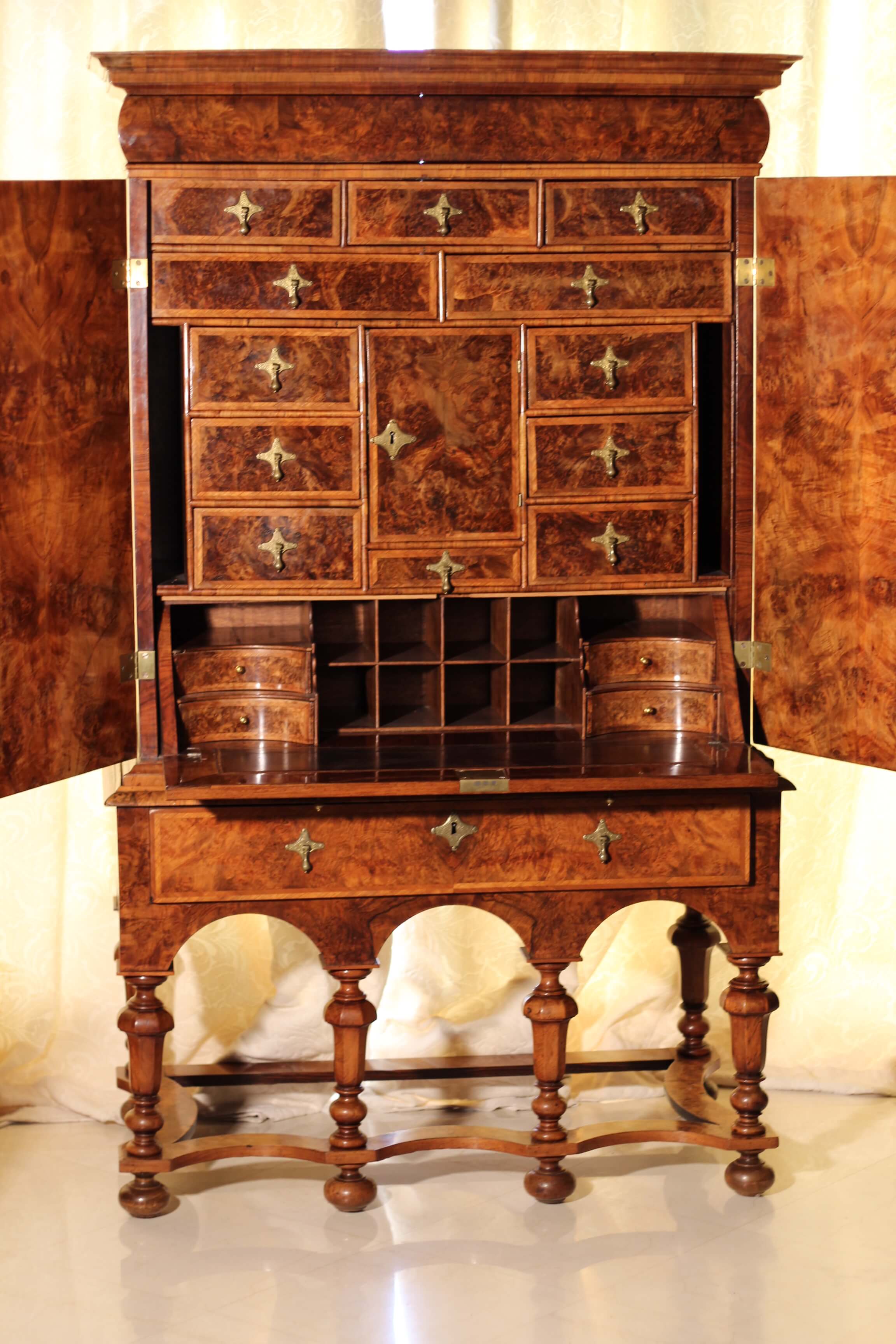 Cabinet on Stand-  William and Mary-XVII –