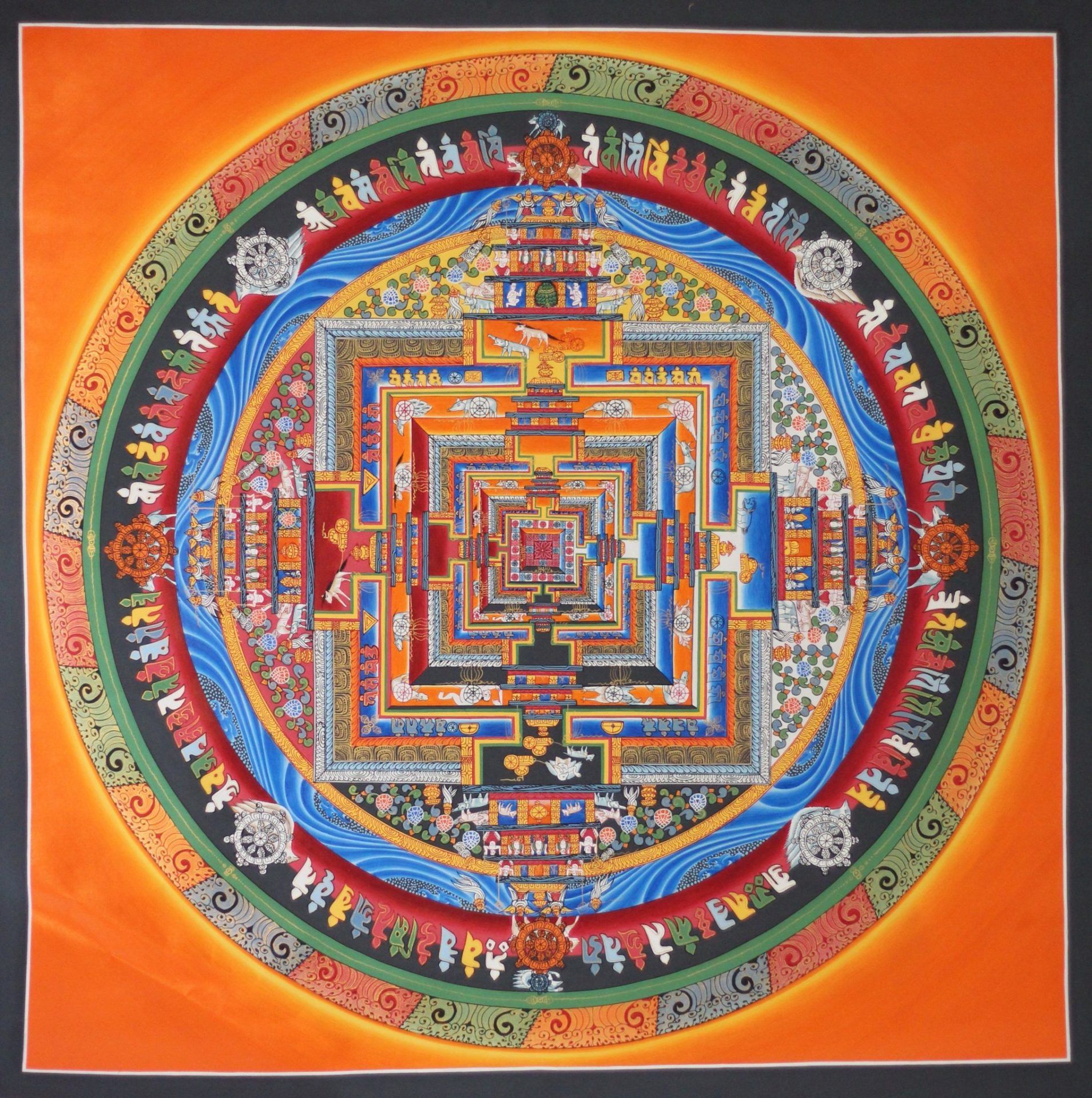 EXCEPCIONAL MANDALA TIBETANO-KATMANDU