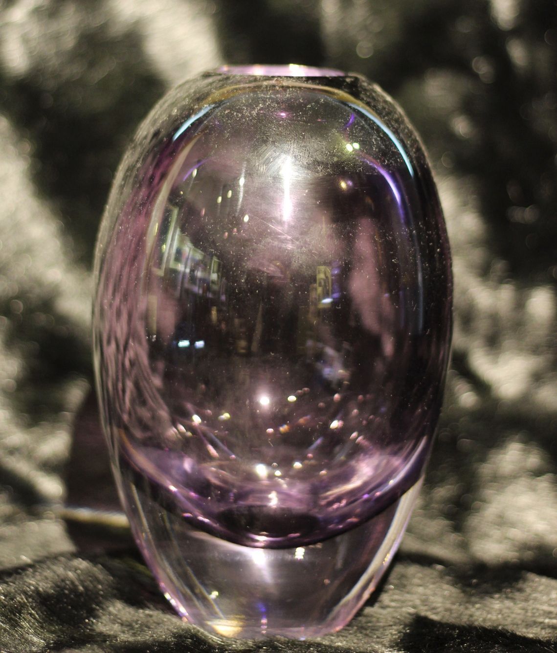 Cristal ovalado -Murano-años 70 – Vintage