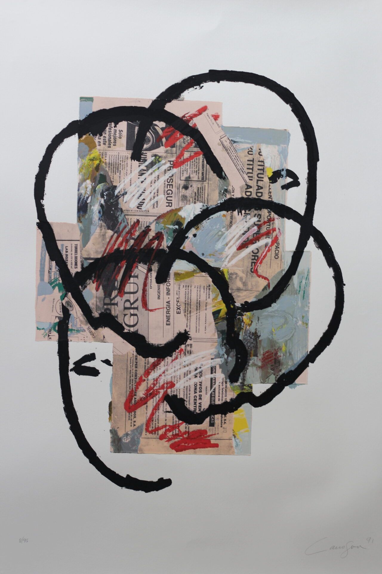 Rafael Canogar .»Escenas Urbanas»